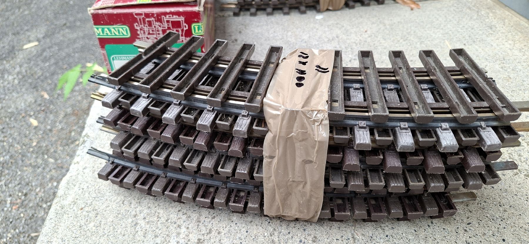 LGB Modellini di ferrovie: LGB Gleis 12x 1100 R1 – Usato da Münsingen venduto da wd65 2