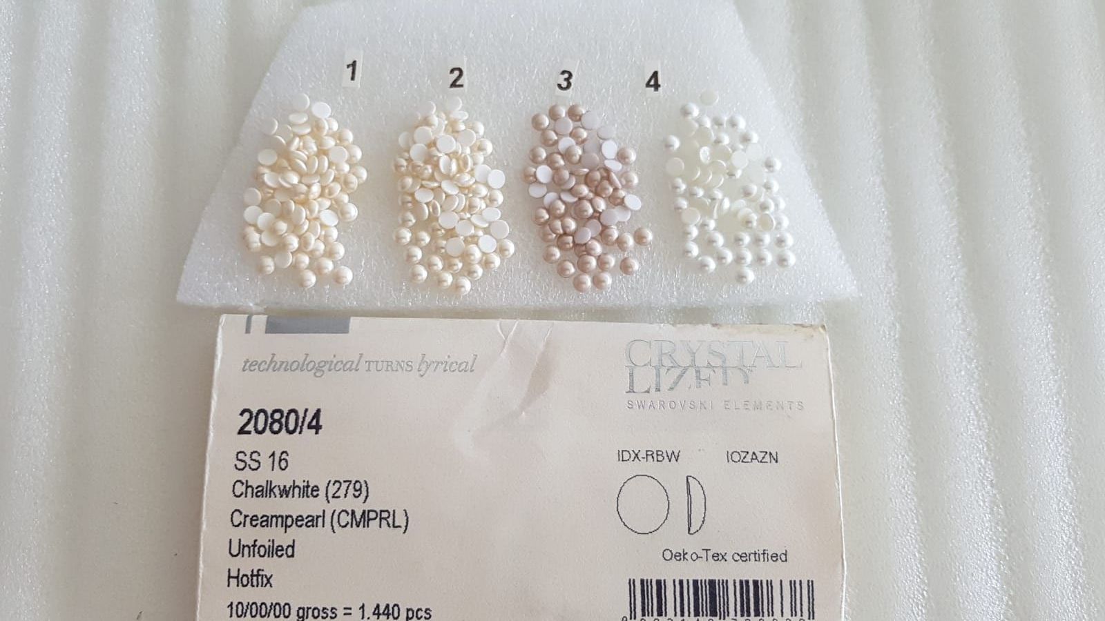 Perlen (unechte): Swarovski Halbperlen 2080/4 ss16 144St – Neu (gemäss Beschreibung) aus Zürich von ata_c8nh