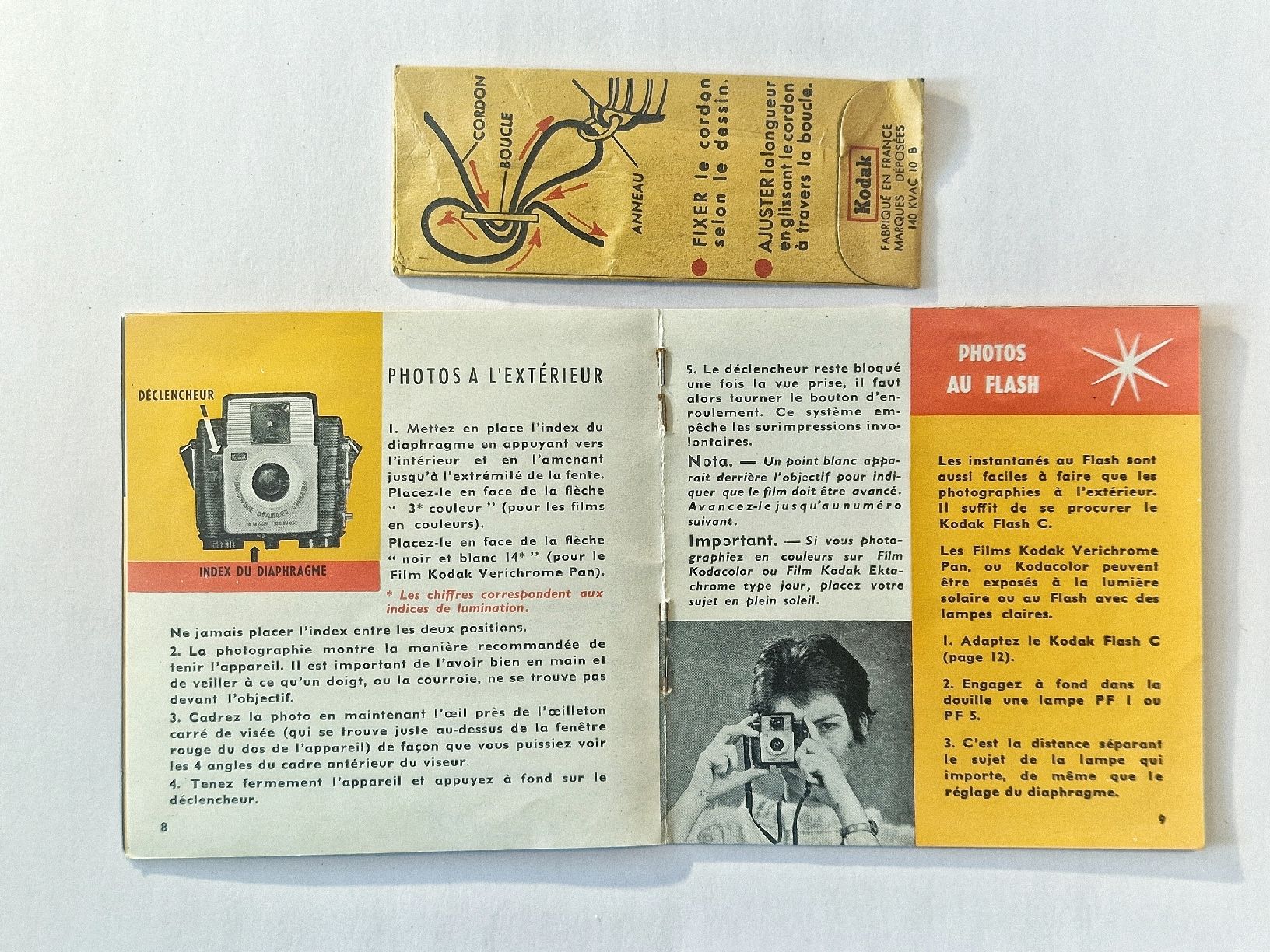 Kodak Fotocamera: French Kodak Starlet camera with box, 1950s – Usato da Liebefeld venduto da markprosser 9