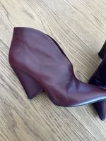 Bottines Isabel Marant cuir bordeaux taille 39 état usé