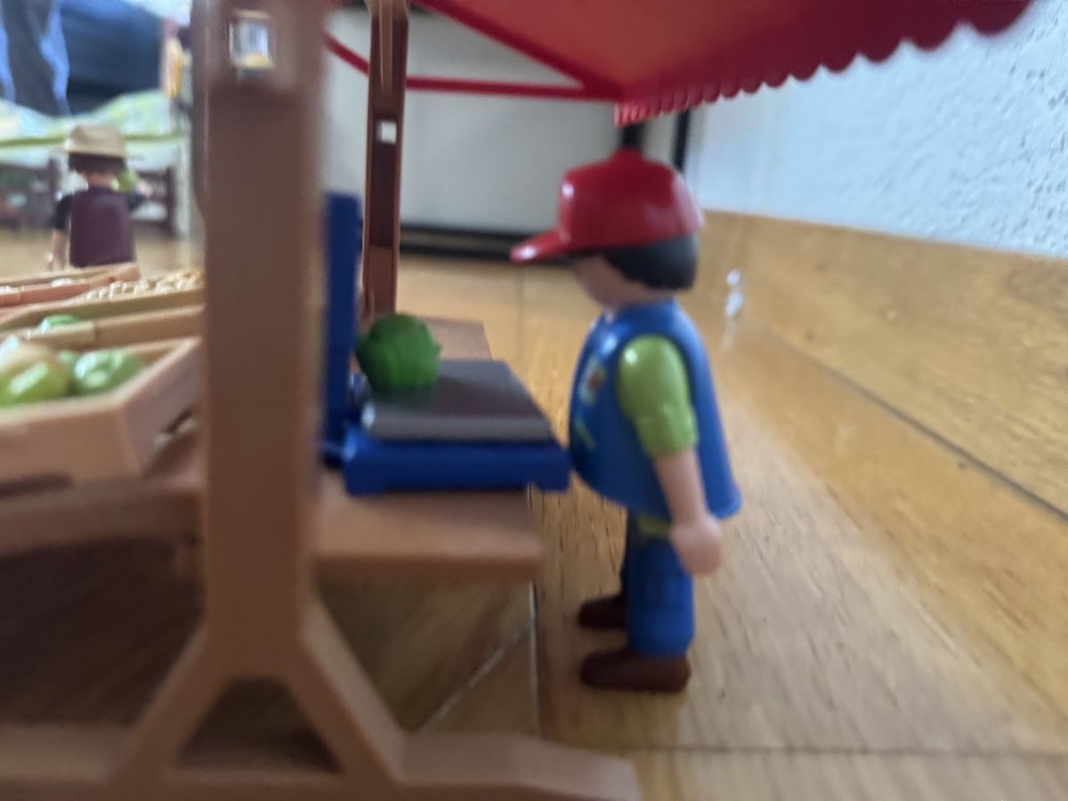 Jouets: Playmobil Marktstand mit Figuren  – D'occasion à Bremgarten AG par NIKSELBREM 2