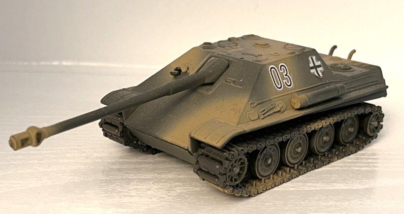 char solido jagdpanther n°228 9/71 blanc