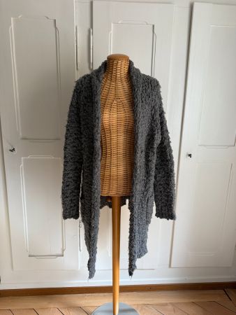 REVIEW - Strickjacke grau L