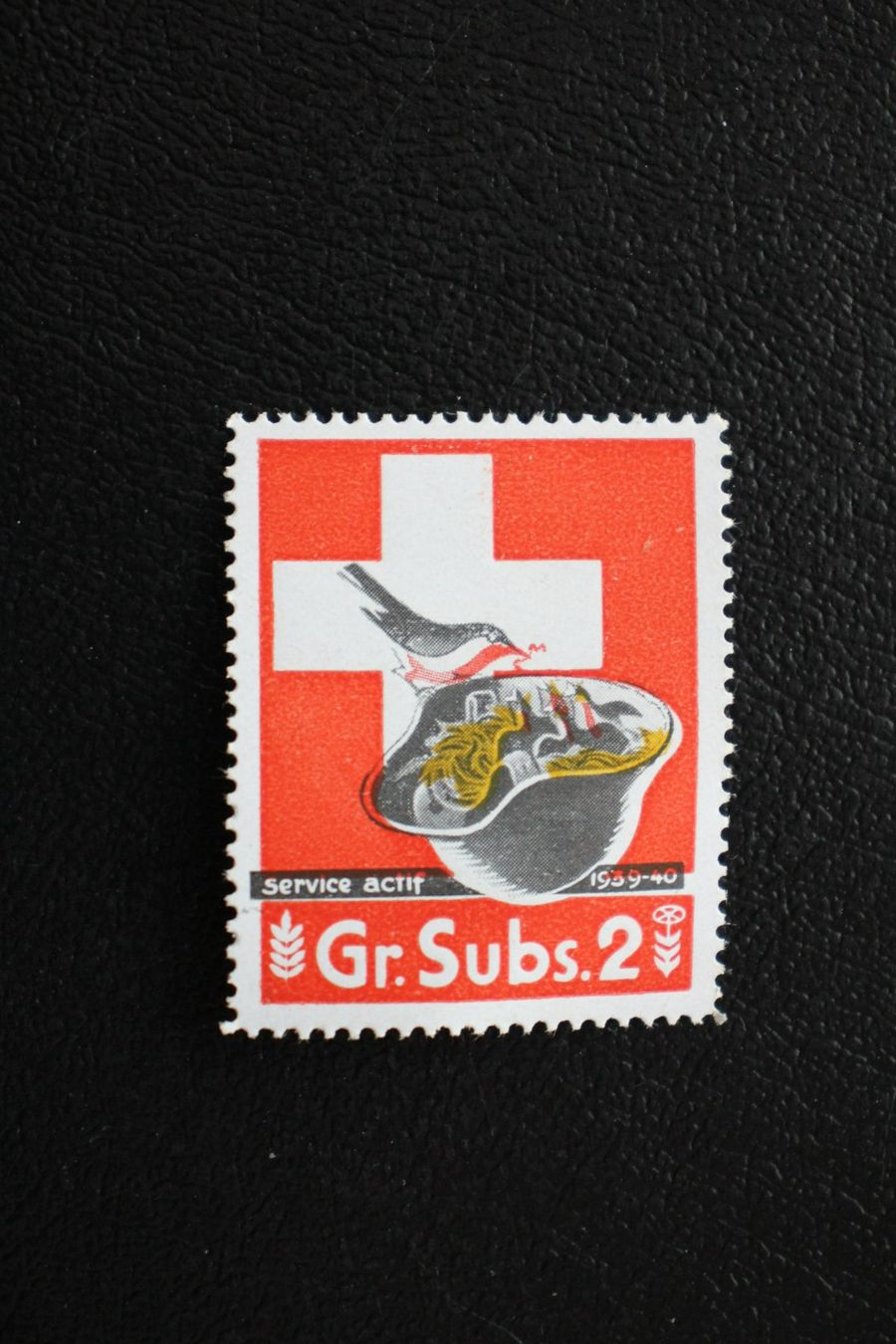 Tutti i francobolli: Gr. Subs. 2 Service actif 1939-40 – Usato da Wiedlisbach venduto da Hrudolfo