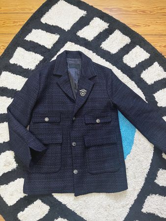Korean designer Wool-Blend Blazer new size M