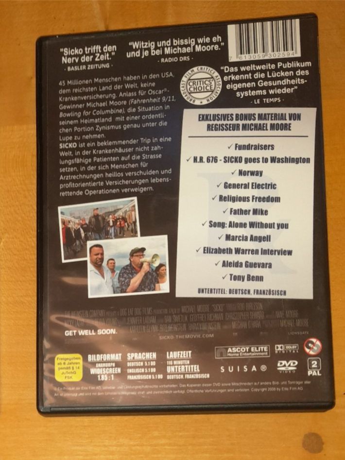 Tutti i DVDs: Michael Moore - Sicko - DVD - Special Edition - Top! – Usato da Steffisburg venduto da FutureOne 1
