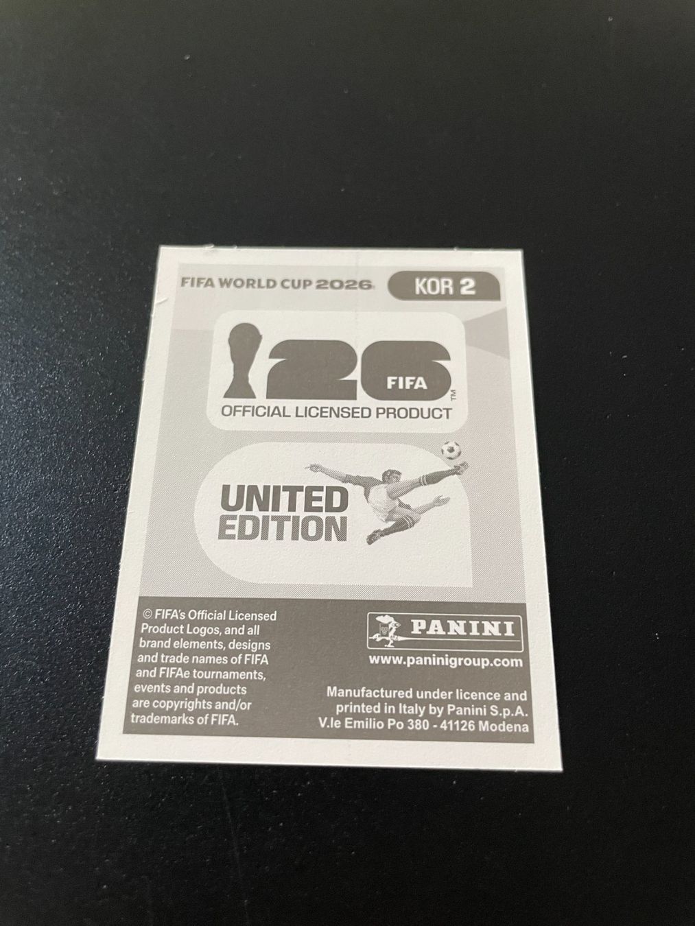 Panini Carte collezionabili: FIFA WM 2026 Sticker KOR 2 – Usato da Fahrwangen venduto da Venez 1
