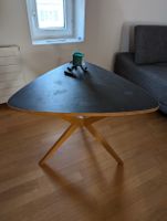 Couchtisch, Holz-Triangel, Mid-Century, Retro Chic 