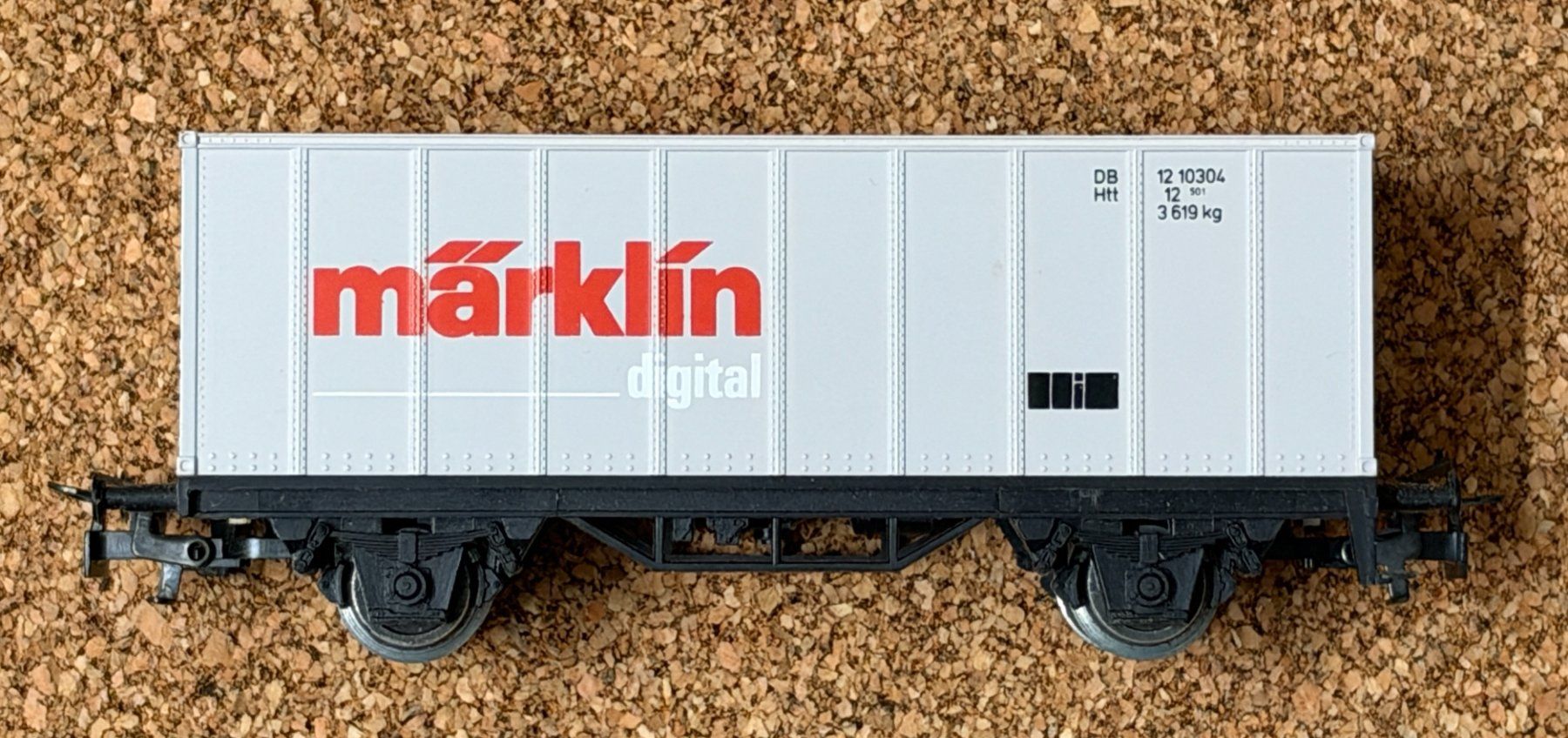 Märklin Modellini di ferrovie: Märklin Güterwagen Container "Märklin Digital" – Usato da Bülach venduto da Ruedimax