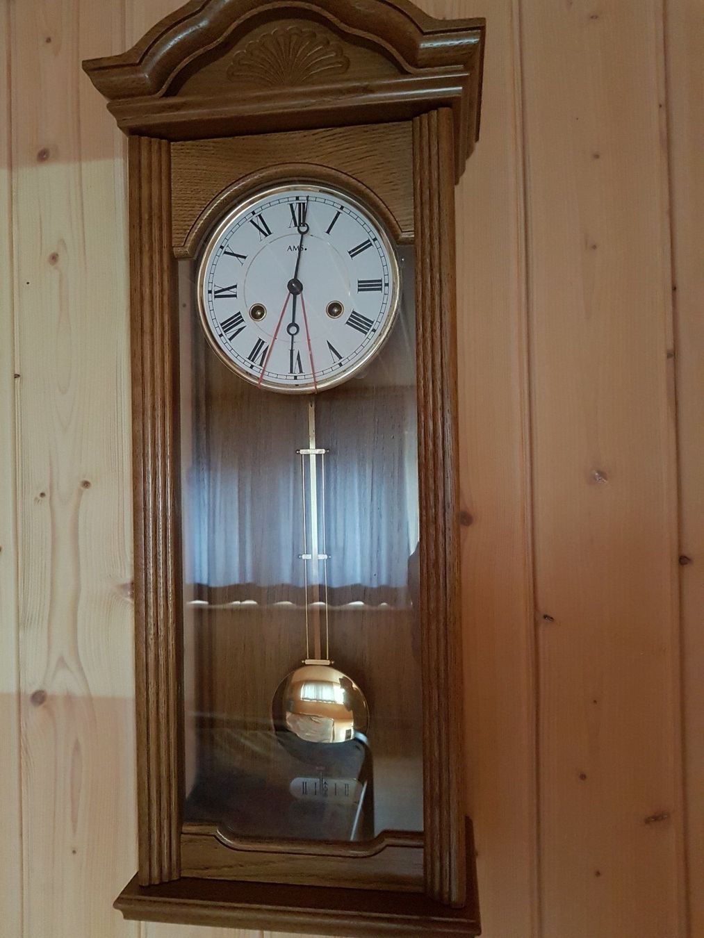 Orologi da terra & Orologi da parete: AMS WANDUHR EICHE (NEU) – Nuovo e nell'imballaggio originale da Sax venduto da prinzenrollen