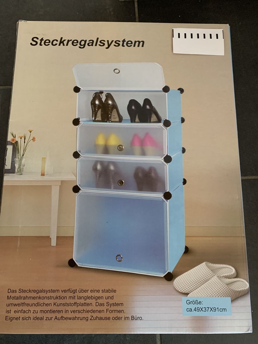 Étagères: 2x Steckregalsystem  blau 49x37x91 – D'occasion à Sempach par katzaana3