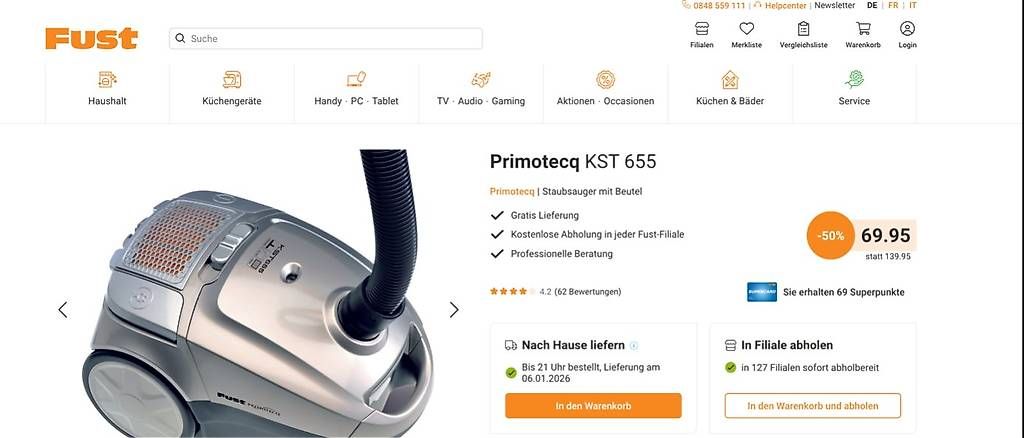 Aspirapolveri & Accessori: Staubsauger – Usato da Basel venduto da arm_c92x