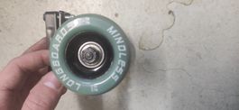 Tensor Achsen mit Mindless Rollen 65mm schwarz