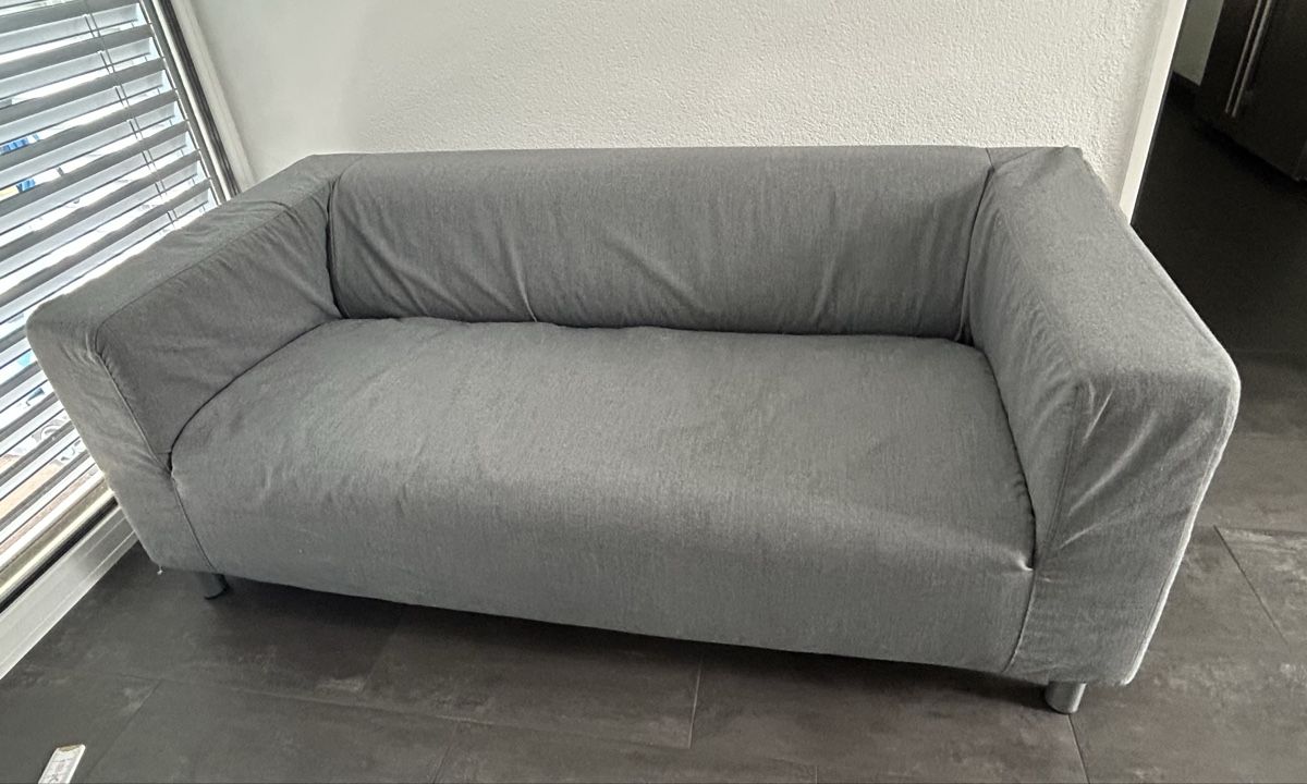Divani: 2er-Sofa, anthrazit, 178x86cm – Usato da Neukirch (Egnach) venduto da Coco_M94