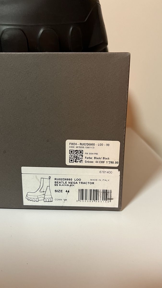 Rick Owens Herrenschuhe: Rick Owens Mega Tractor Gr. 44 – Neu (gemäss Beschreibung) aus Zürich von 8047 3