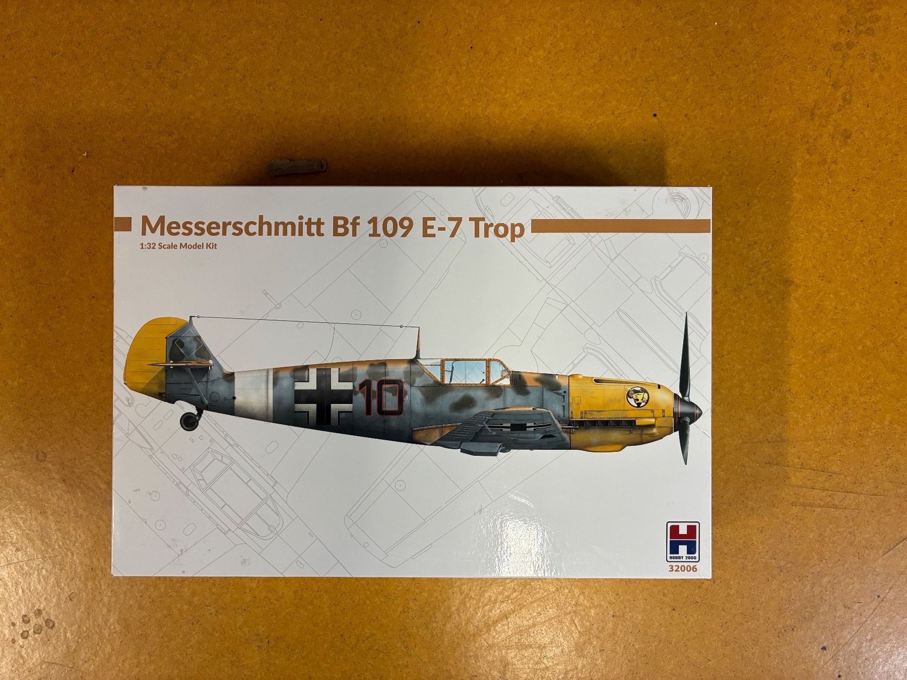 Kit di modellismo & Modellini statici: Messerschmitt Bf- 109E Trop 1:32 Hobby2000 – Nuovo e nell'imballaggio originale da Rapperswil BE venduto da Silverwings