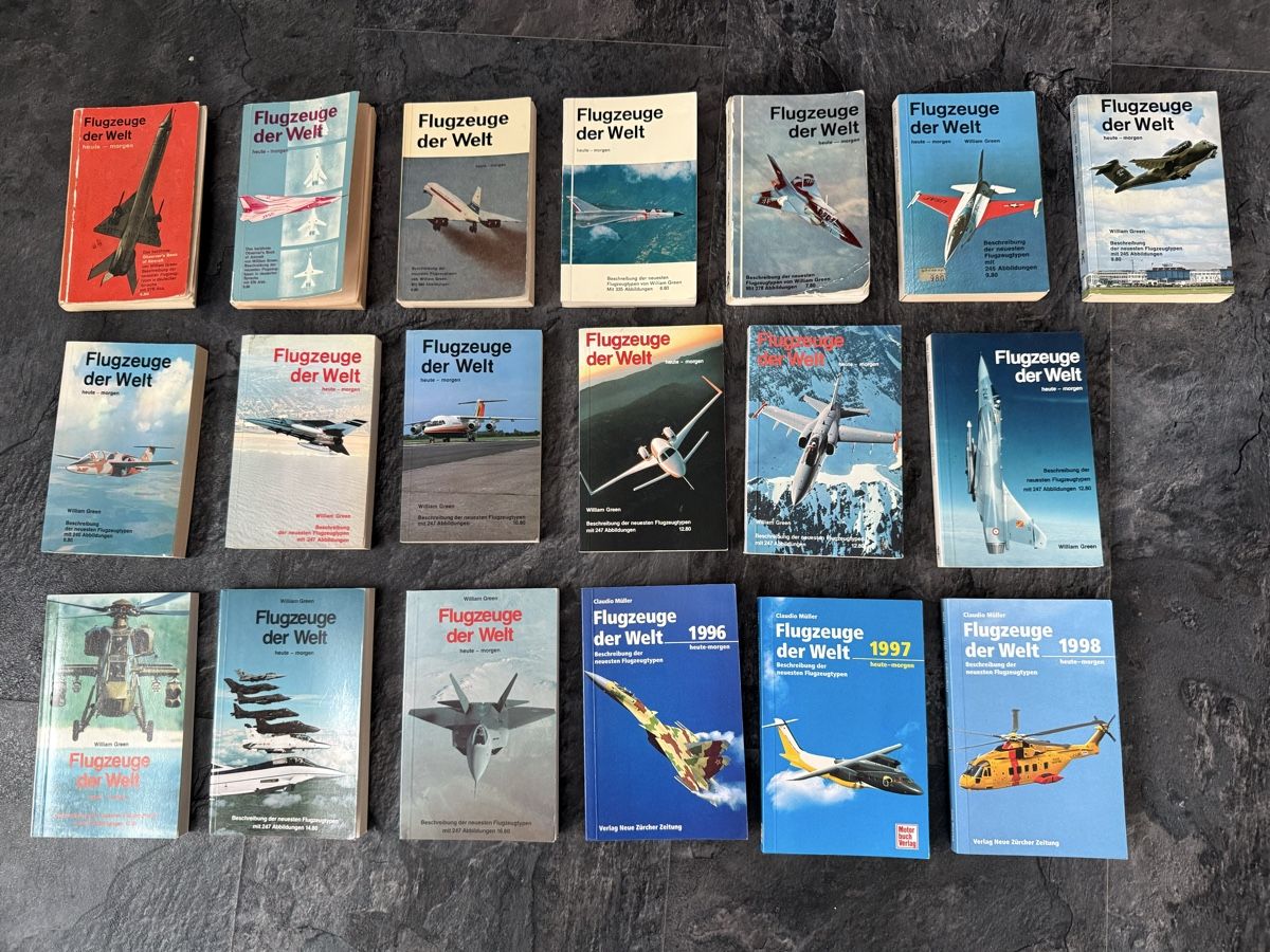 Libri: 19 Bände Flugzeuge der Welt – Usato da Diepoldsau venduto da andianni01