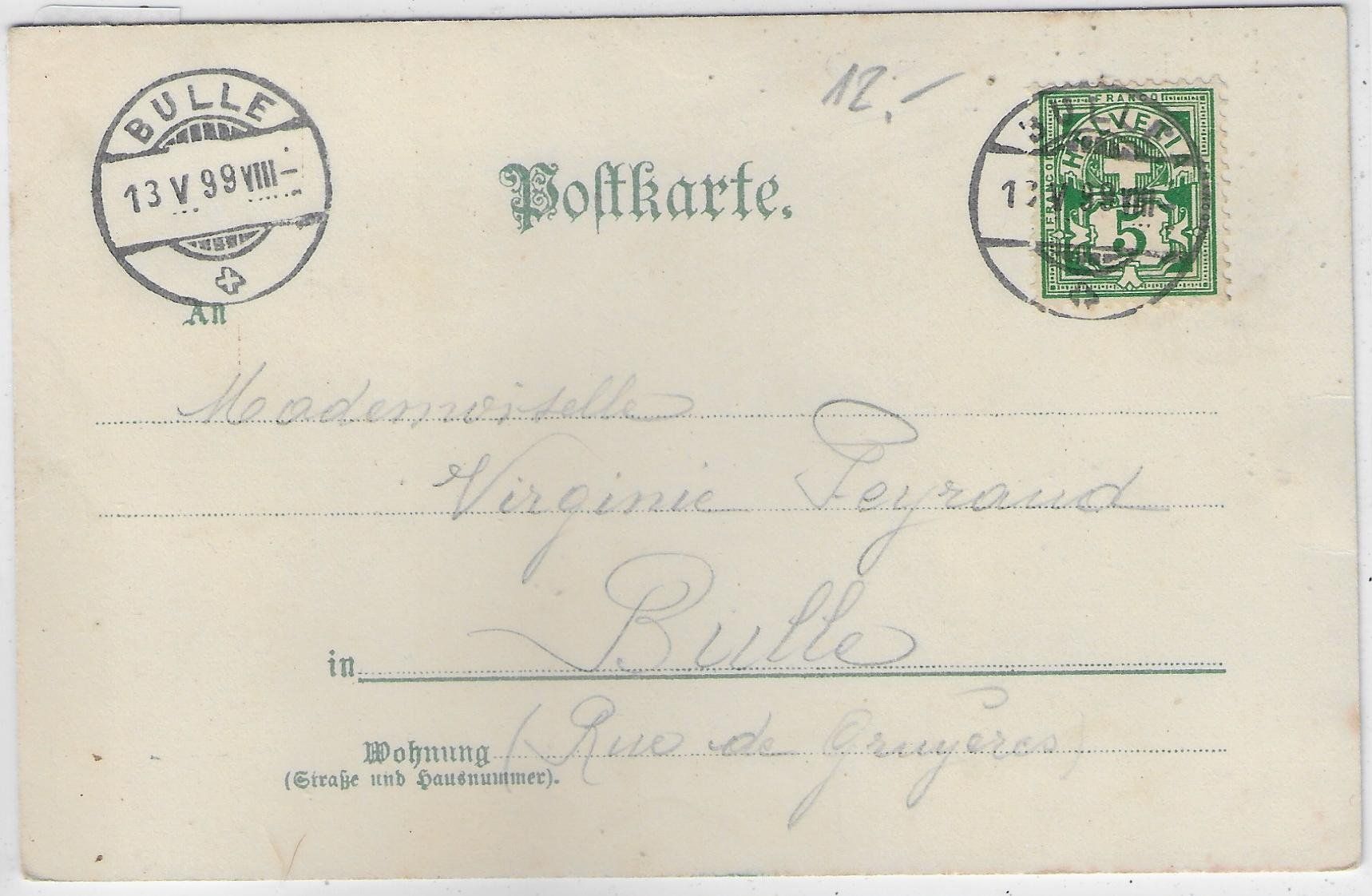 Cartoline postali: Dichter Henry Wadsworth Longfellow - Litho – Usato da Ettingen venduto da Kartenplanet 1