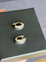 Ohrringe Gold mit Zierelementen / 585 Gold / 14 Karat