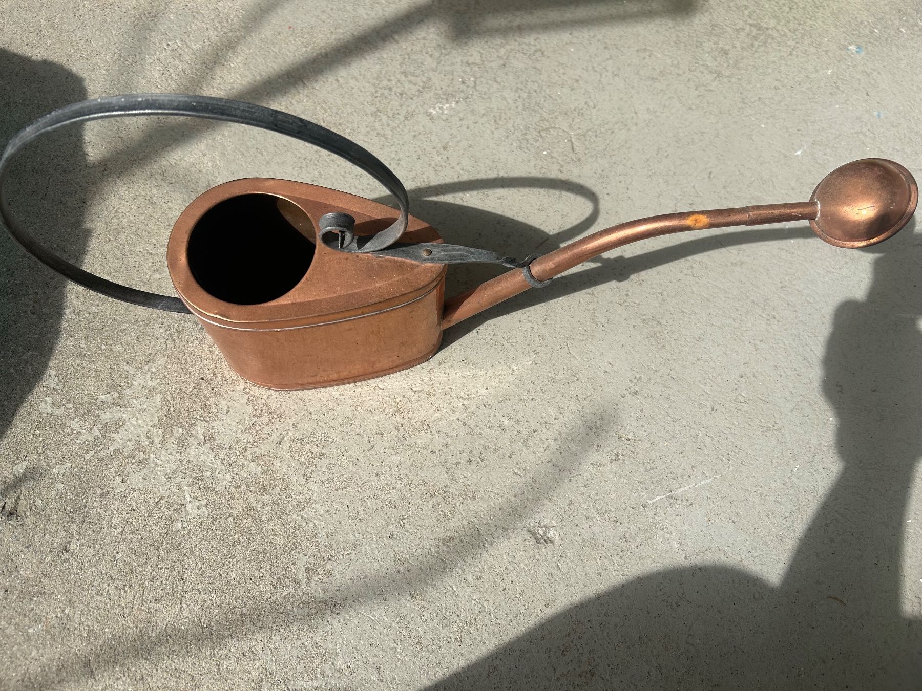 Bewässern & Giessen: Kupfer Giesskanne mit Metallgriff – Gebraucht aus Rorschacherberg von Svebe 1