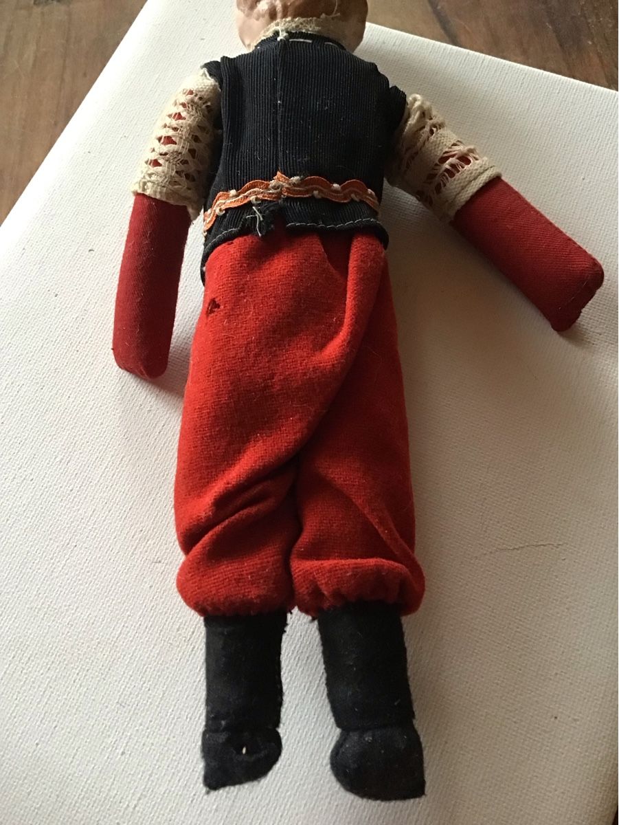 Puppen: Uralte Pappmachee Jungen Puppe – Gebraucht aus St. Gallen von Goldlilly 3