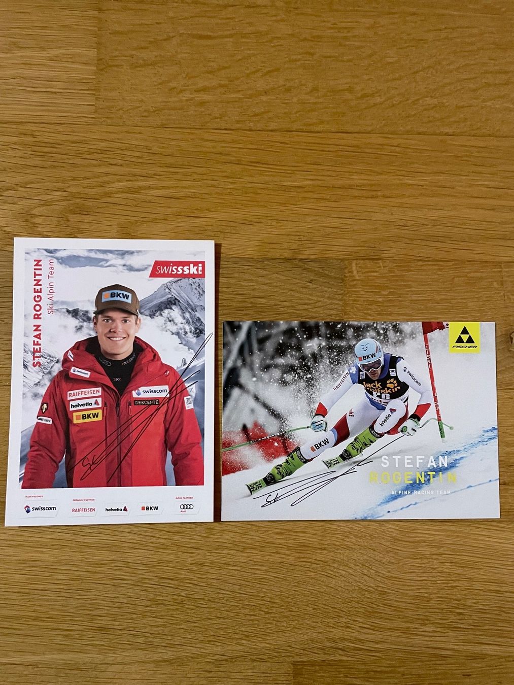 Autogramme: Lot autographes Stefan Rogentin Swissski – Gebraucht aus Leytron von acb_00
