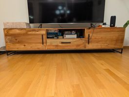Meuble TV rustique. Rustic TV table furniture