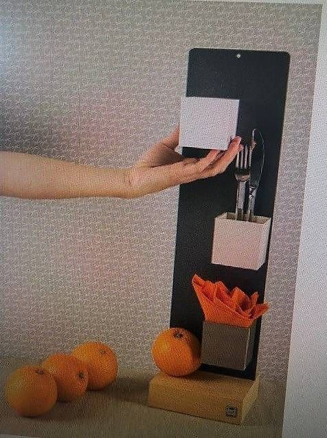 Alle Dekorationen: Tableau magnétique Kalamitica Cube blanc mural + 3 pots – Neu und originalverpackt aus Morges von sam_2rl2 1