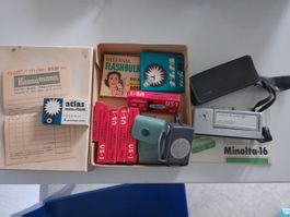 Minolta-16 Model-P Pocket Kamera Fotokamera Vintage Rarität!