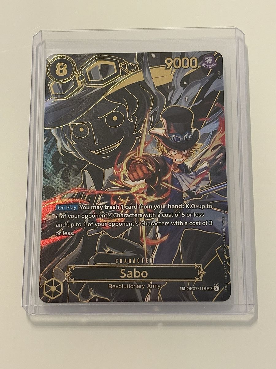 Bandai Cartes à collectionner: One Piece TCG - Sabo OP07-118 – Neuf (Voir description) à Pieterlen par Mira_o7
