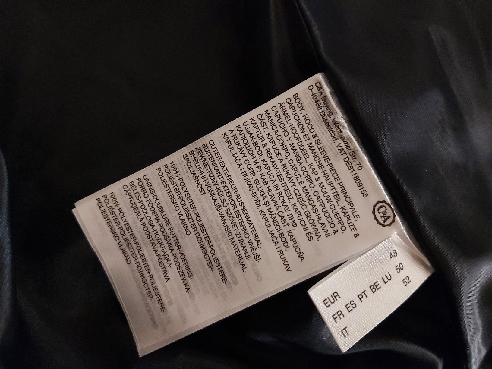 C&A Giacche: Winterjacke C&A Gr.48 neu – Nuovo (secondo la descrizione) da Luzern venduto da Glitzer76 2