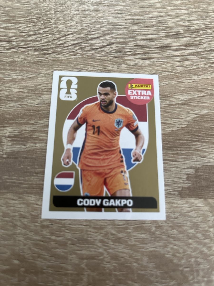 Panini Sammelbilder & Trading cards: Extra Sticker Panini Cody Gakpo GOLD  – Gebraucht aus Daillon von Camus82