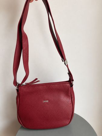 BREE Nola 13 – Neue Leder-Umhängetasche –Mahogany / Bordeaux
