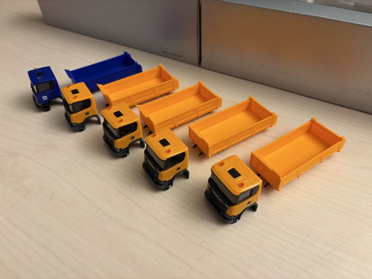 Herpa Modellini d'auto: 5 x Scania Bastelkonvolut  – Nuovo (secondo la descrizione) da Felben-Wellhausen venduto da Mobil01 1