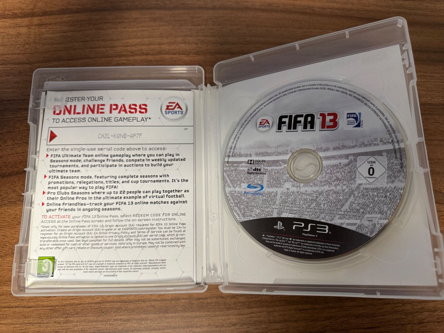 Spiele: FIFA13 für Playstation 3 – Gebraucht aus Abtwil SG von Mluuser 2