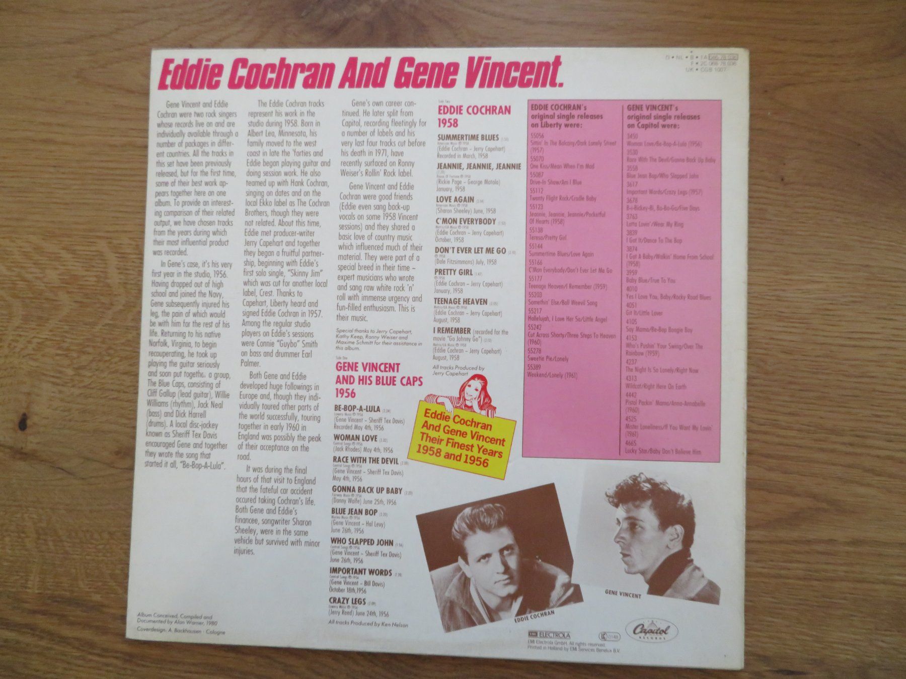 Dischi in vinile: EDDIE COCHRAN AND GENE VINCEND – Nuovo (secondo la descrizione) da Zürich venduto da max_cp5f 1