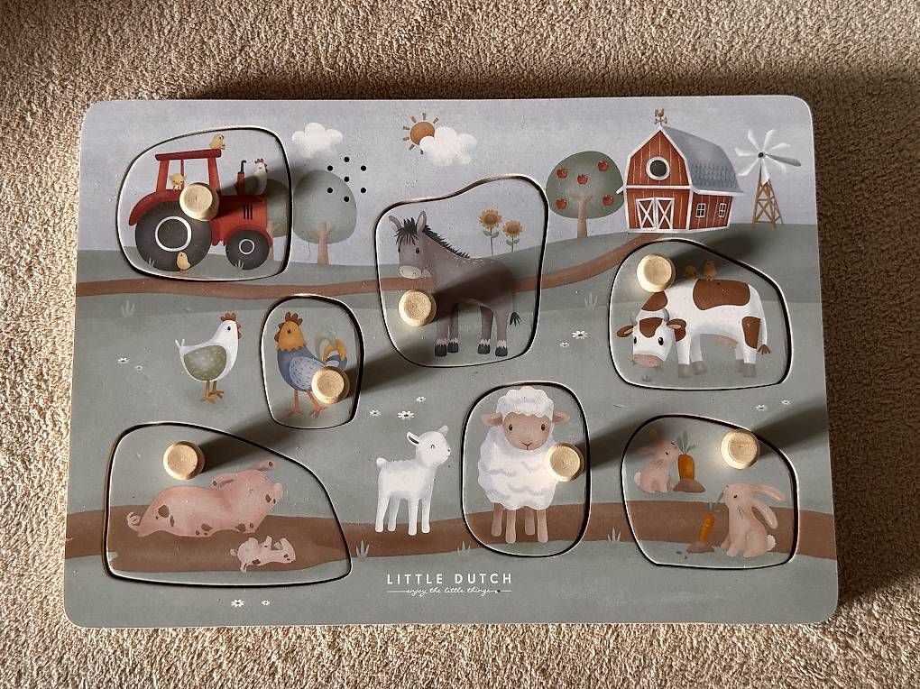 Puzzle: Little Dutch Bauernhof-Steckpuzzle – Usato da Wil SG venduto da marymiina