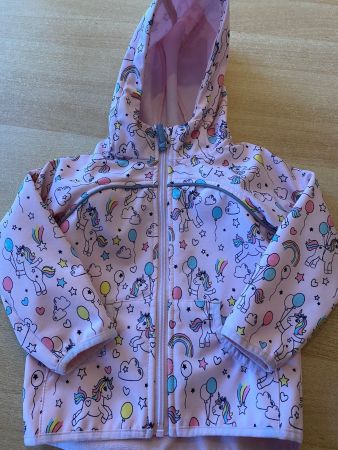Veste mi saison fille licorne T.92