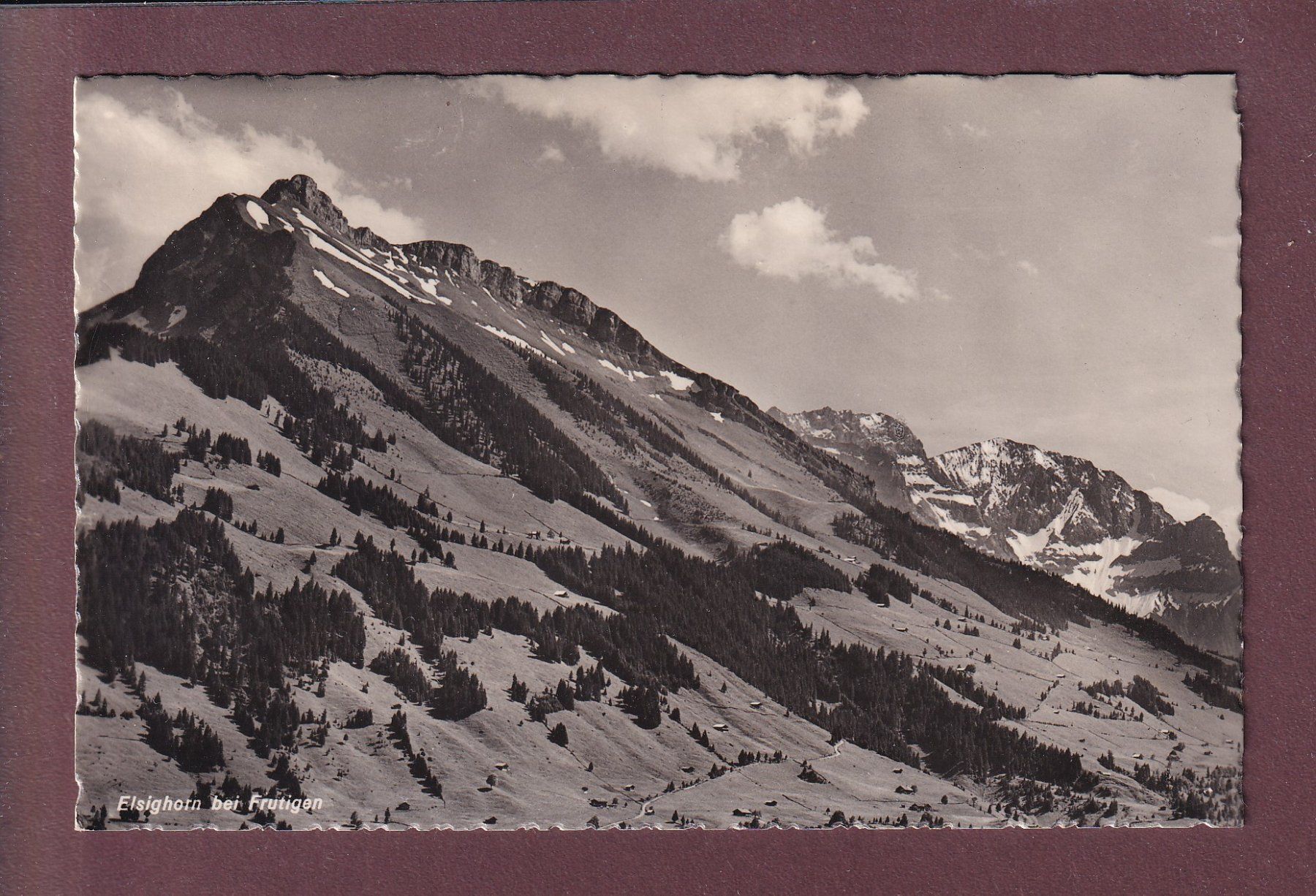 Ansichtskarten: ELSIGHORN bei Frutigen - 1949 – Gebraucht aus Pully von nicecards