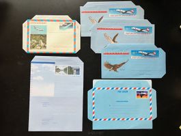 6 Aerogramme postfrisch
