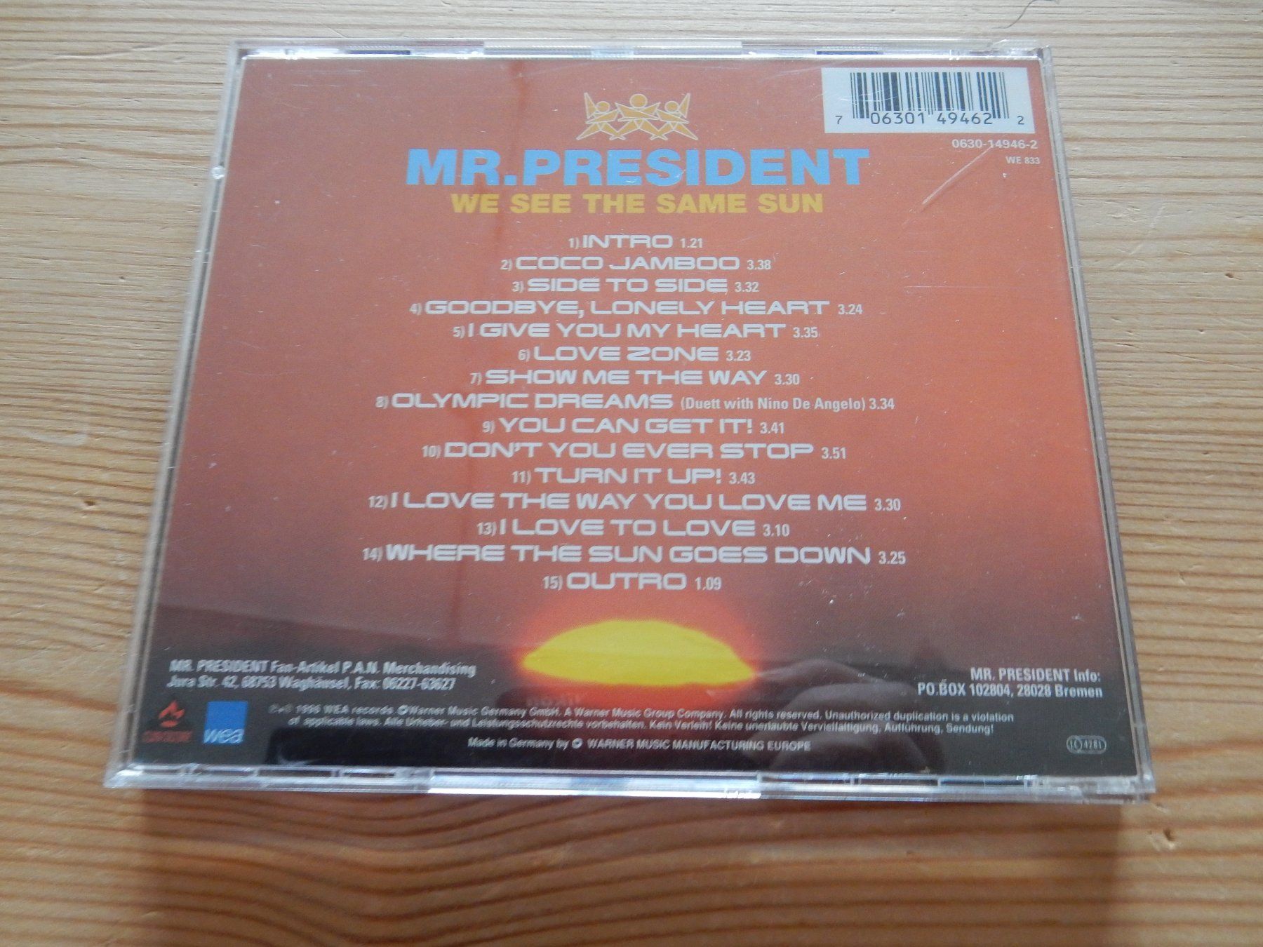 CDs: Mr. President - We See The Same Sun - CD - Kult! – Gebraucht aus Jona von JOberg_25 2