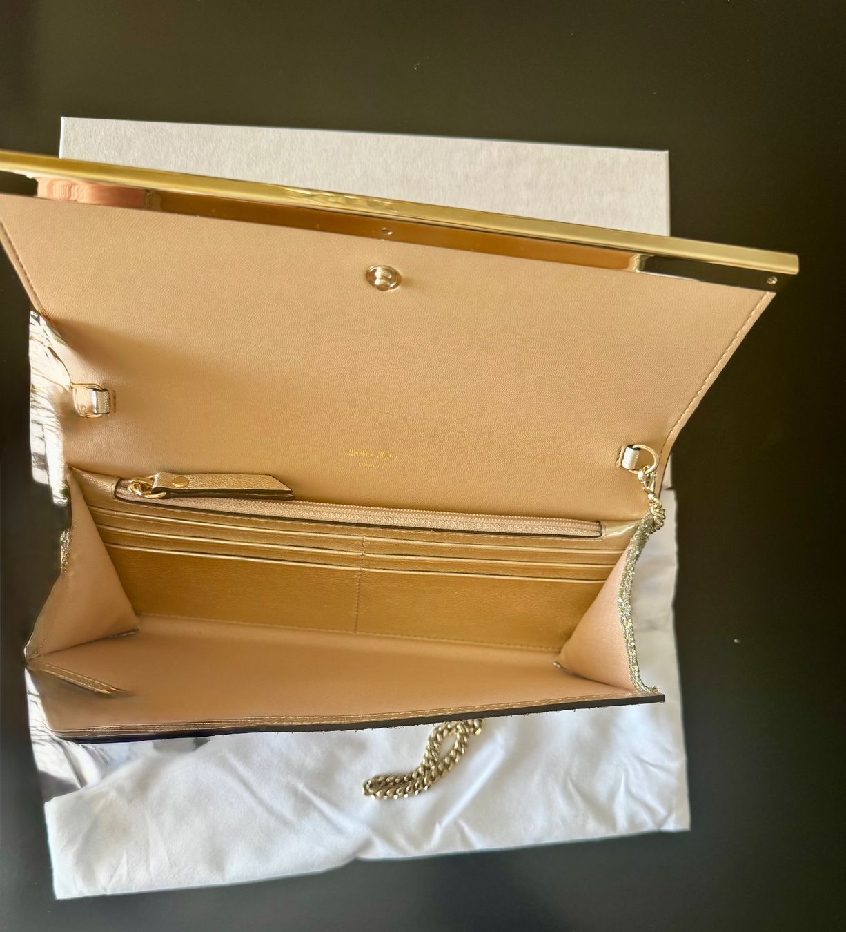 Jimmy Choo Borse da donna: JIMMY CHOO - Milla Clutch gold – Usato da Steinhausen venduto da Cgnzug 6