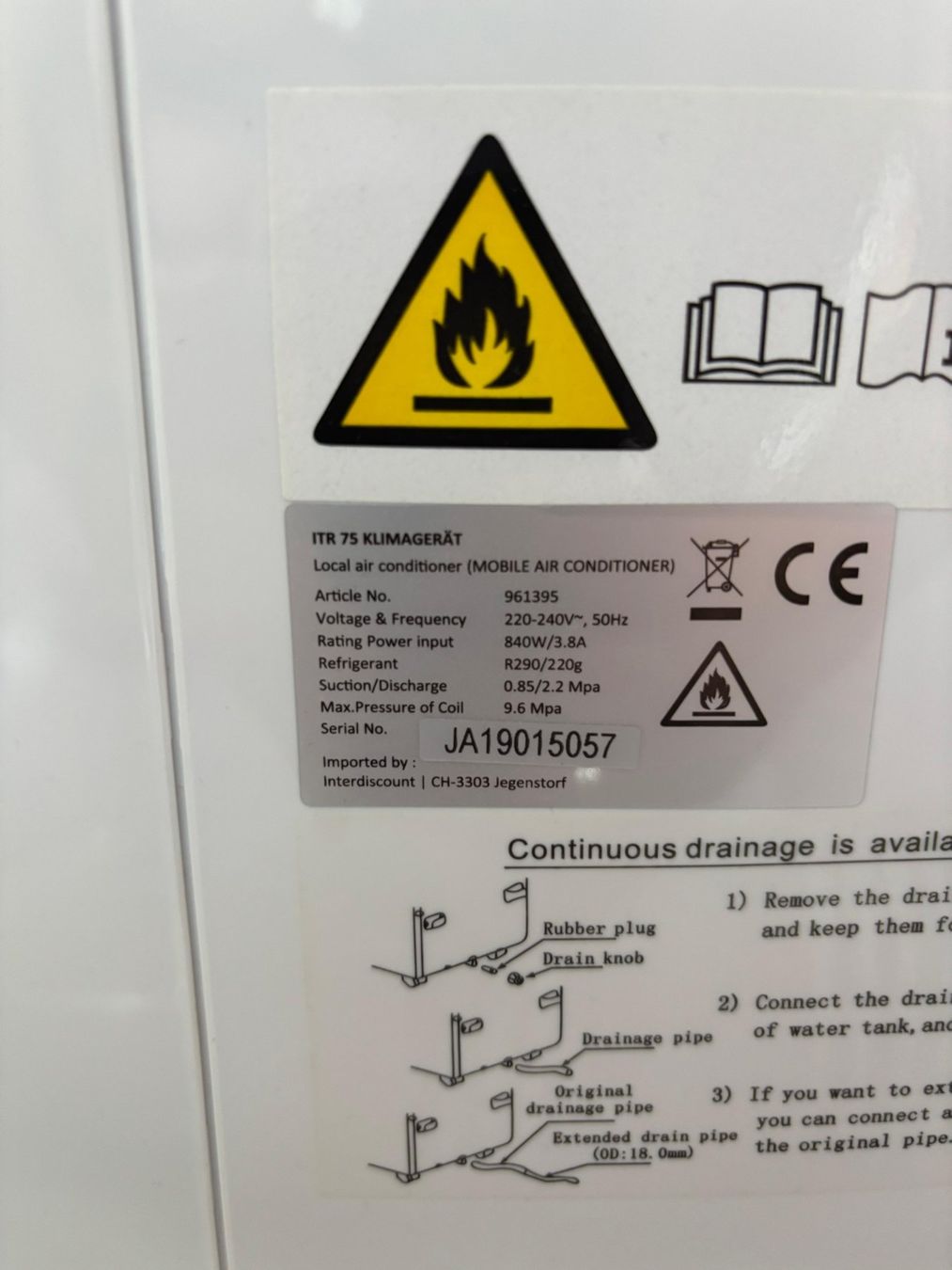 Condizionatori: Intertronic Klimagerät ITR 75 – Usato da Grüningen venduto da 08082015 5