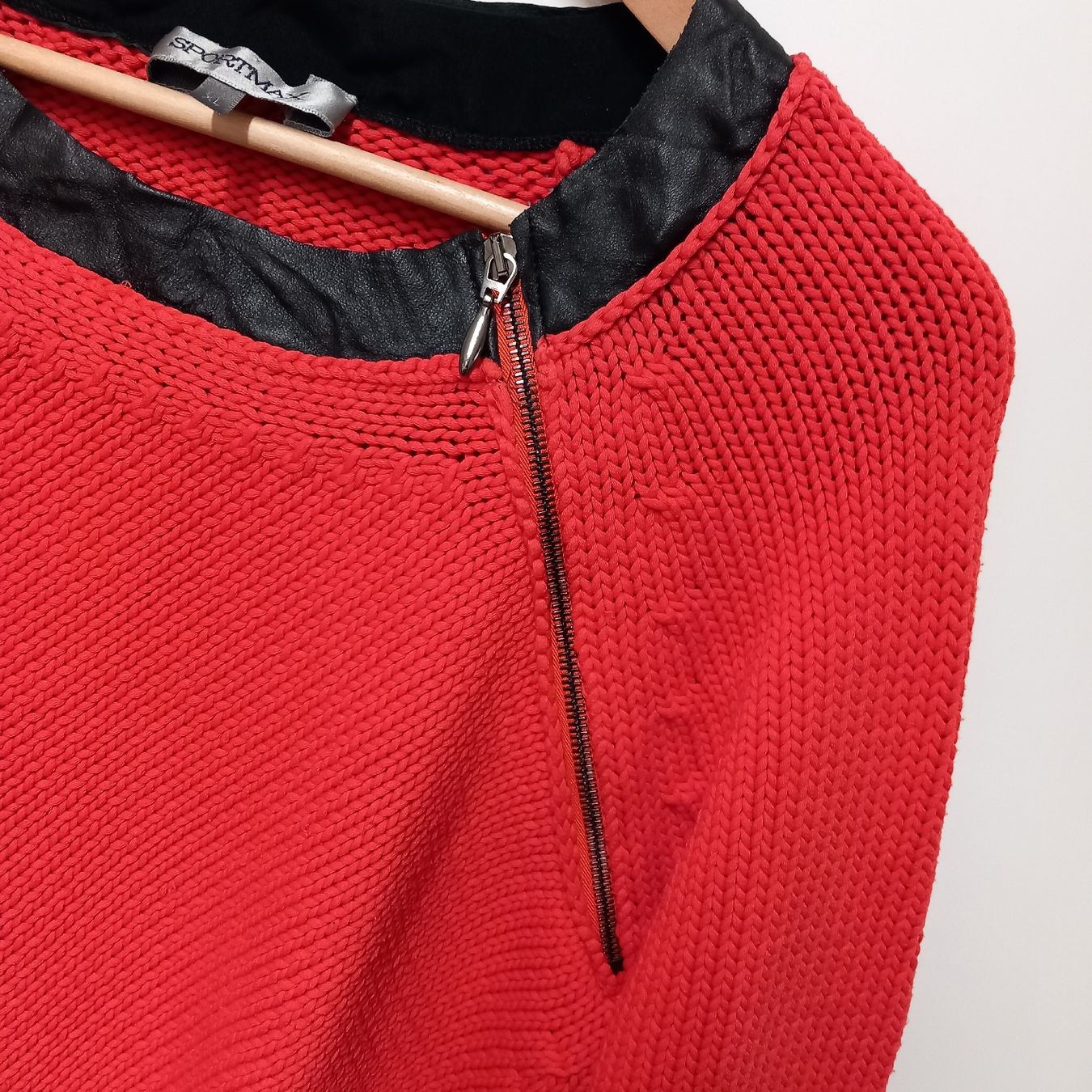 Sportmax Maglioni & Felpe: Sportmax Strickpullover Gr. XL asymetrisch, orange – Usato da Gwatt (Thun) venduto da umwelt-brocki 3