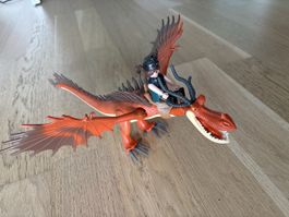 Playmobil dragon crochefer et Rustic