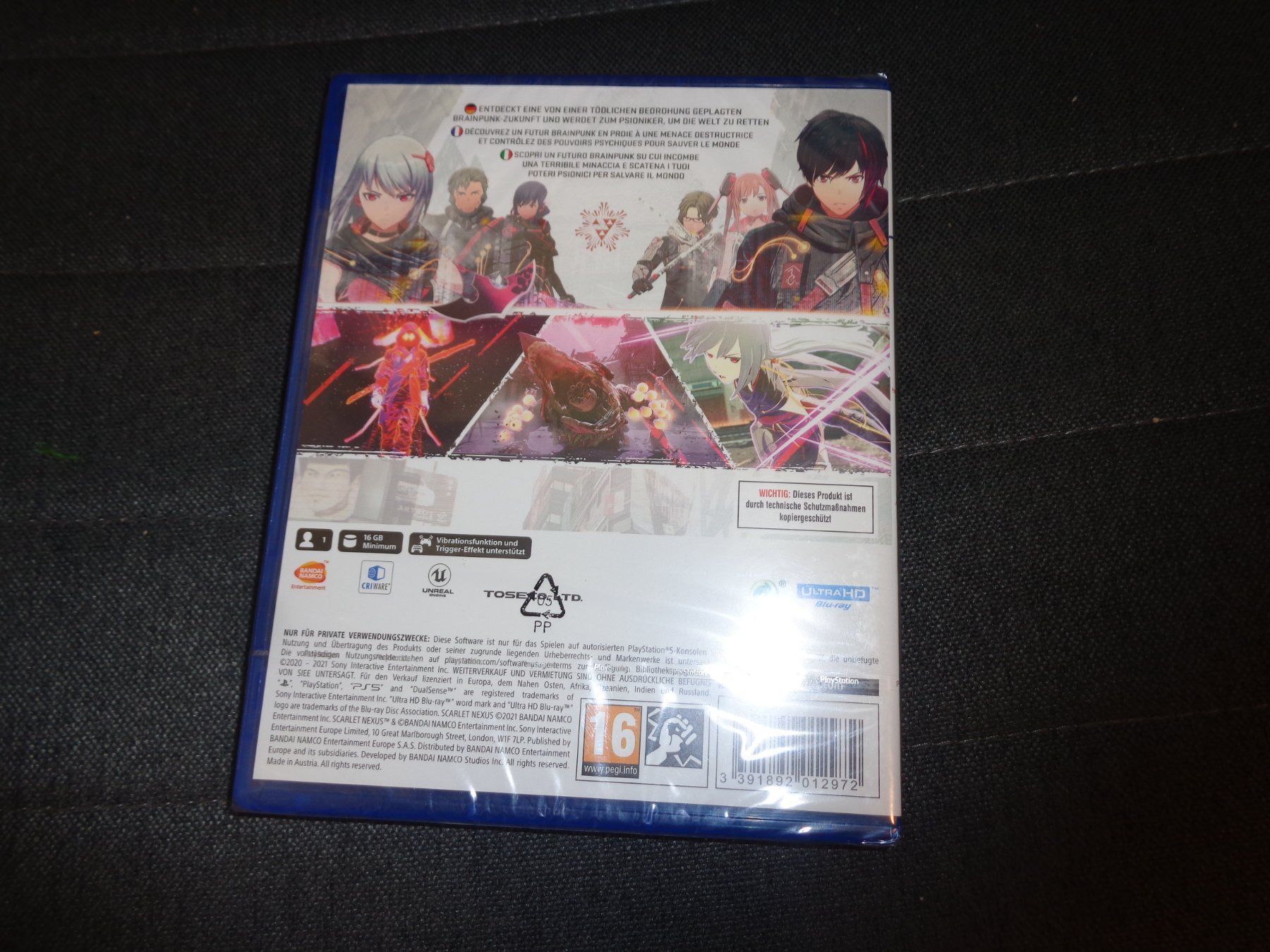 Giochi: Scarlet Nexus PS5 NEUWARE – Nuovo e nell'imballaggio originale da Olten venduto da Disc-Ausverkauf 1