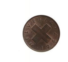 MONETA SVIZZERA 1 centesimo 1967 usata - circolata Rame