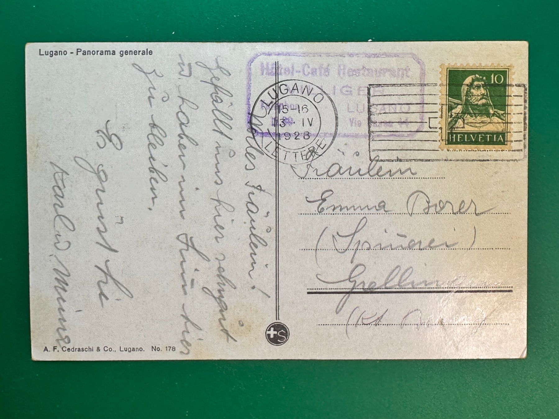 Cartes postales: Lugano - Panorama generale – D'occasion à Steg VS par _vinci_ 1