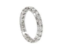 Alliance Ring mit 20 Brillanten 1.655ct IF/TW Gr. 56 *S4646