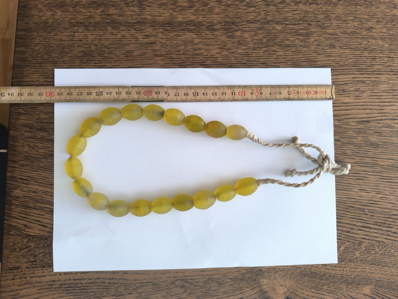 Colliers: Gelbe Glaskette,Eaycatcher – D'occasion à Schaffhausen par gab_v5qf 1